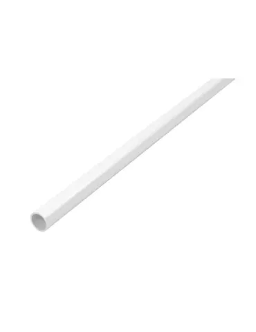 Tubo redondo PVC - Ø16 mm - PVC - Blanco