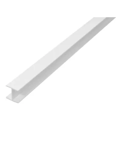 Unión H lados iguales PVC