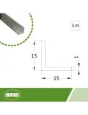 Ángulo lados iguales acero inox 18/8