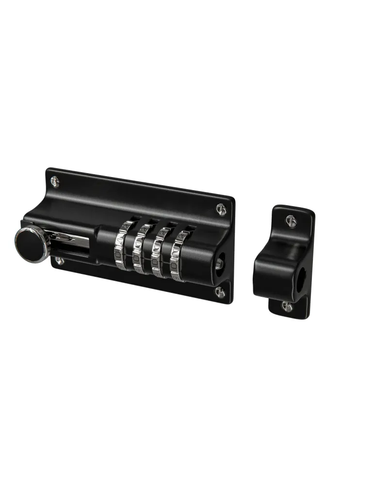 Pasador con combinación 990 - 102 mm - Zamak - Negro