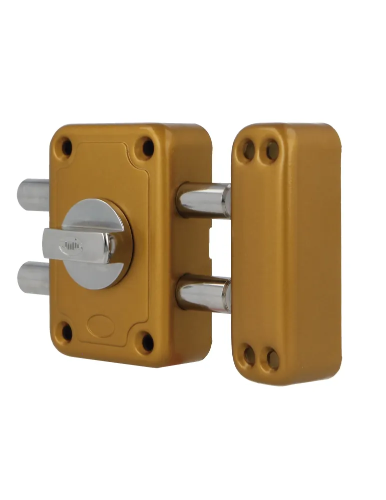 Pasador seguridad 82P - 96 x 66 mm - Acero - Esmaltado oro
