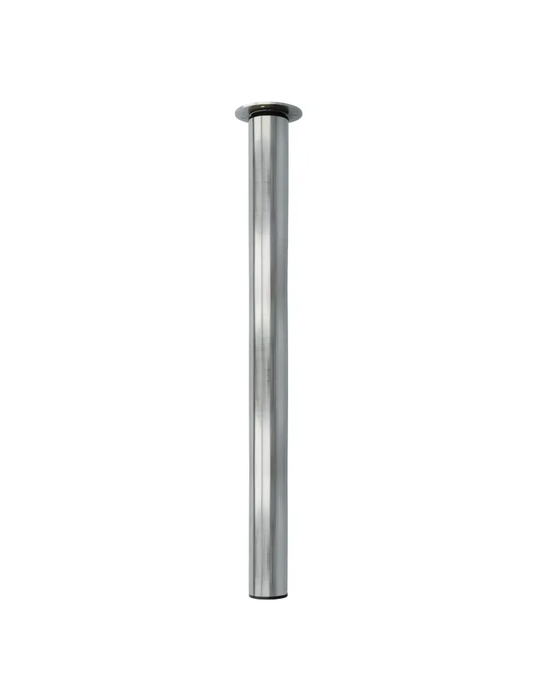 Pata de mesa 16 - Ø60 x 700/1000 mm - Acero - Cromado mate