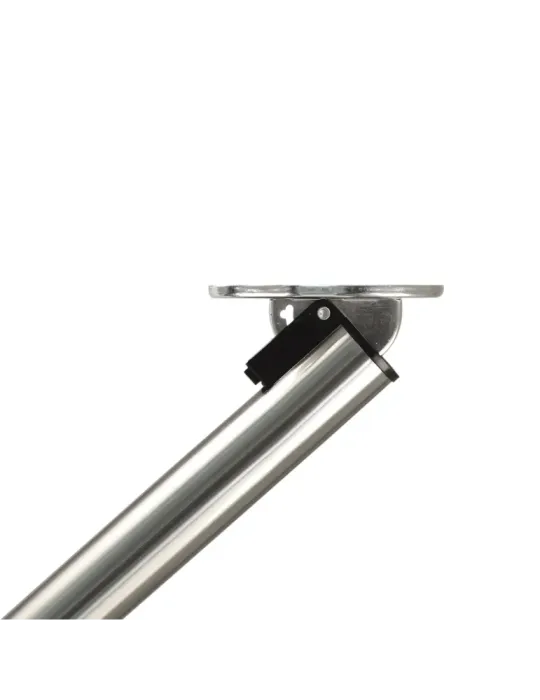 Pata de mesa 17 - Ø50 x 710 mm - Acero - Cromado mate