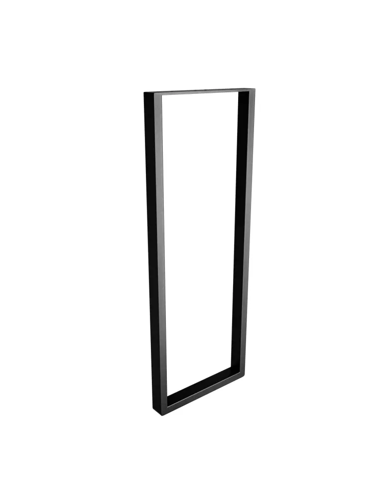 Pata de mesa 2410 - 800 x 300 x 40 mm - Acero - Negro mate