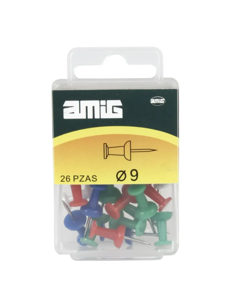 Alfiler de presión - Ø9 mm - Acero - Colores surtidos
