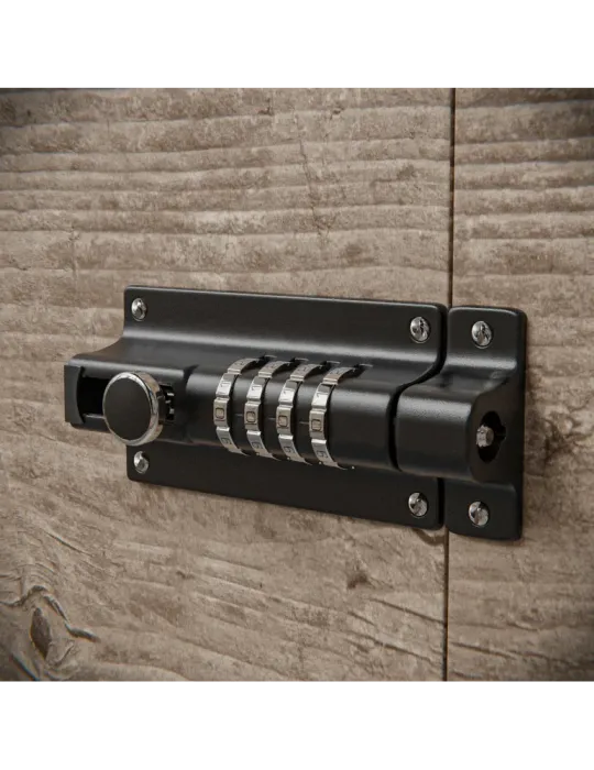 Pasador con combinación 990 - 102 mm - Zamak - Negro