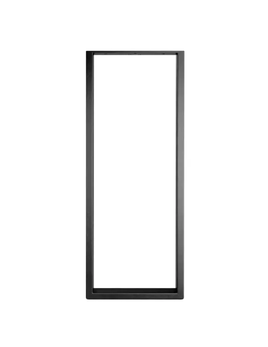 Pata de mesa 2410 - 800 x 300 x 40 mm - Acero - Negro mate