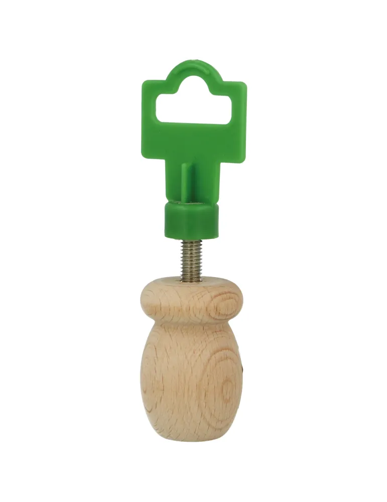 Pata para mueble 33 - Ø36 x 55 mm - Madera - Haya