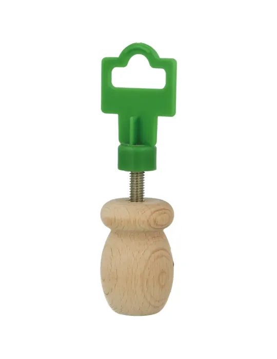 Pata para mueble 33 - Ø36 x 55 mm - Madera - Haya
