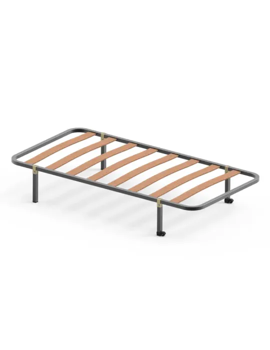 Pata somier 15 - 270 x 30 x 30 mm - Acero - Negro