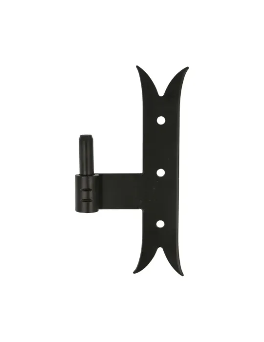 Pernio T gótico 5000 - 200 x 35 x 4 mm - Acero - Negro - Derecha