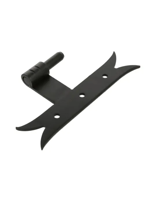 Pernio T gótico 5000 - 200 x 35 x 4 mm - Acero - Negro - Derecha