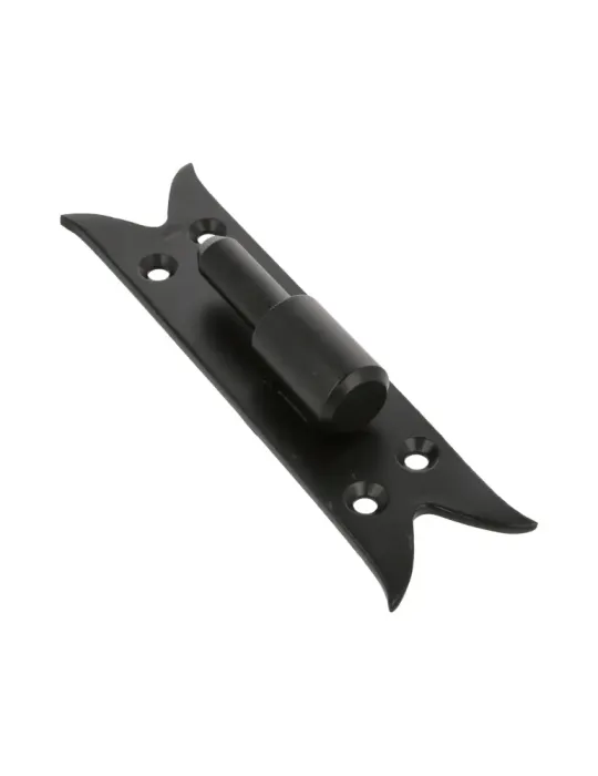 Pernio placa gótico 4800 - 170 x 50 x 4 mm - Acero - Negro
