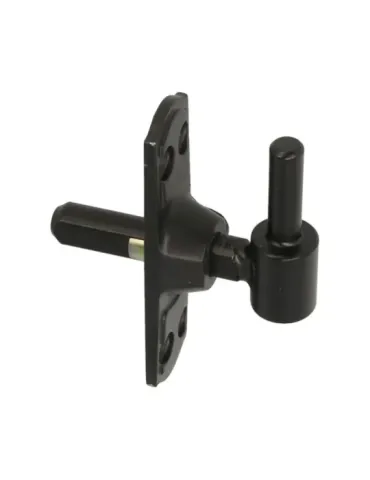 Pernio regulable con ménsula 2972 - 90 x 25 mm - Zamak - Negro 2