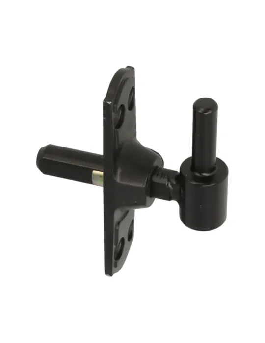 Pernio regulable con ménsula 2972 - 90 x 25 mm - Zamak - Negro