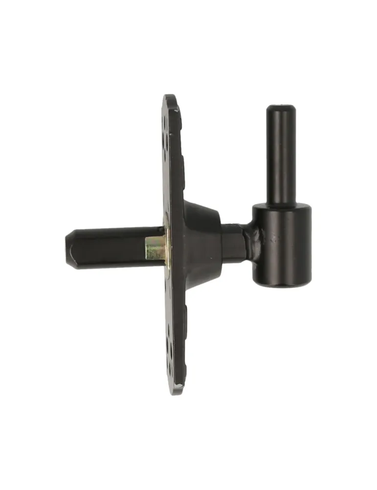 Pernio regulable con ménsula 2972 - 90 x 25 mm - Zamak - Negro