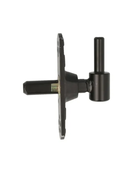 Pernio regulable con ménsula 2972 - 90 x 25 mm - Zamak - Negro