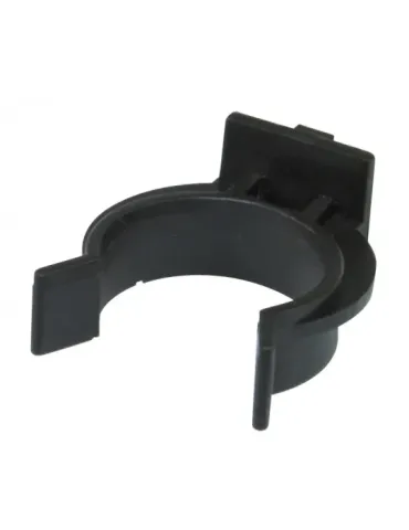 Pinza zócalo aluminio 10 - Ø27 mm - Plástico - Negro 2
