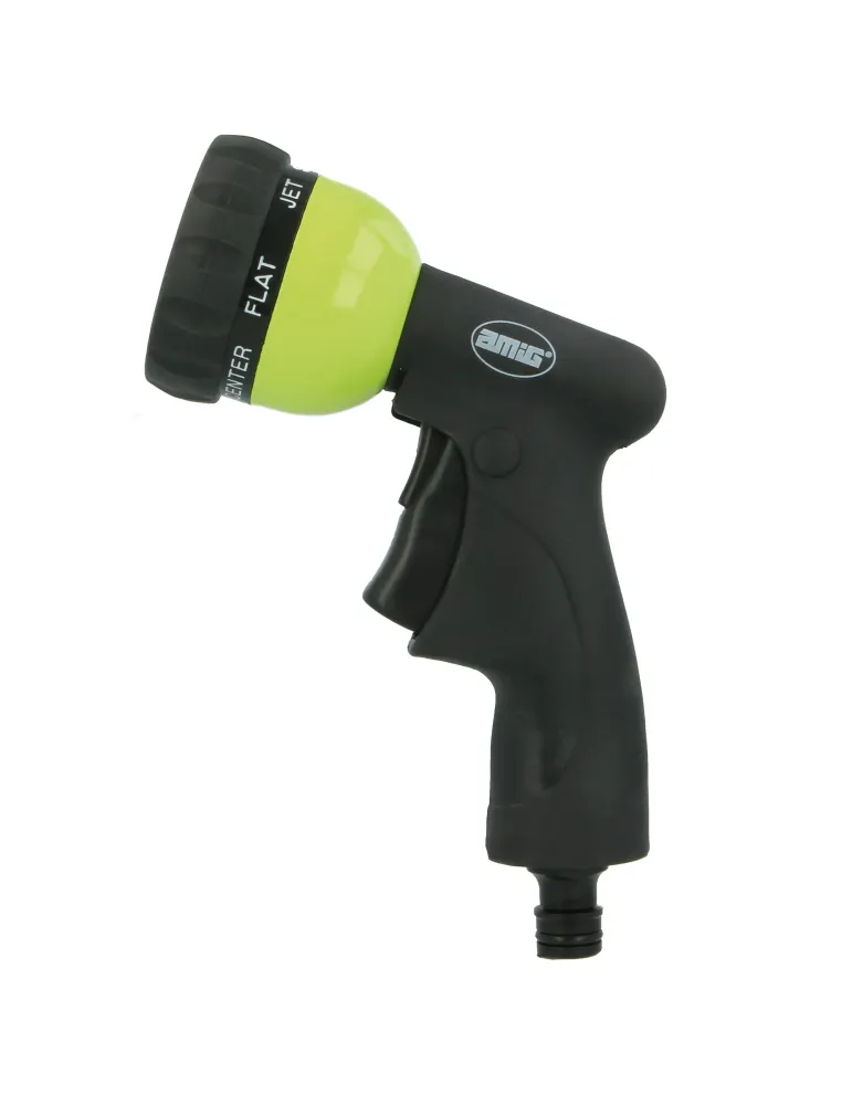 Pistola riego R24 - 180 mm - ABS - Verde pistacho-Negro