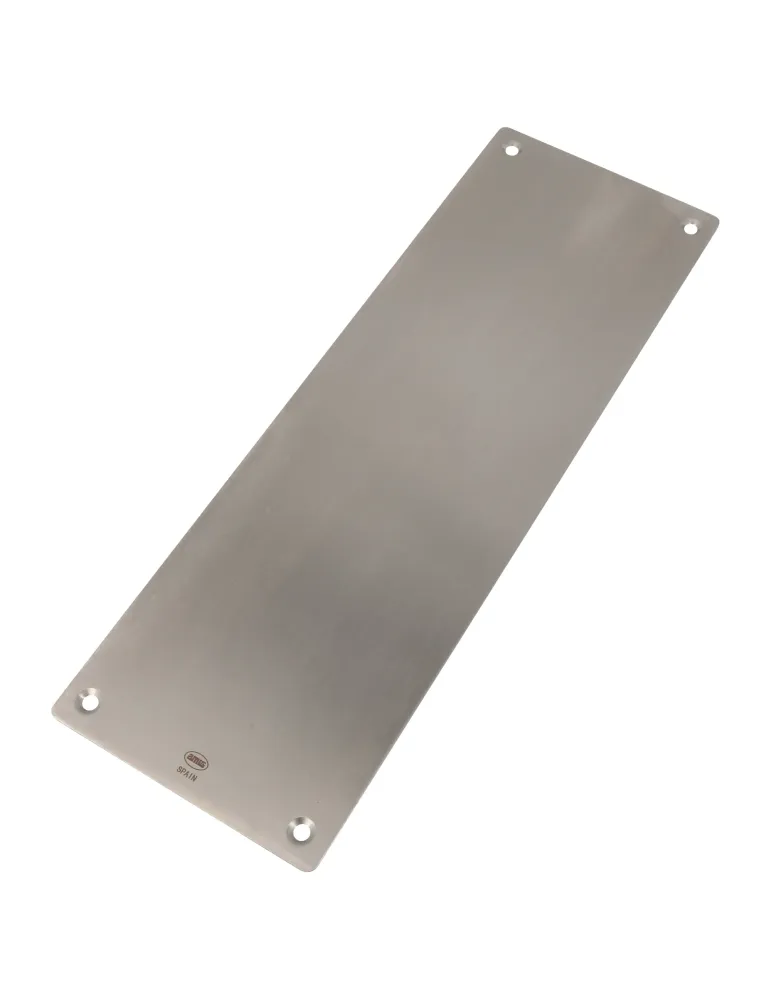 Placa 12 - 300 x 100 mm - Acero inoxidable 18/8 - Mate