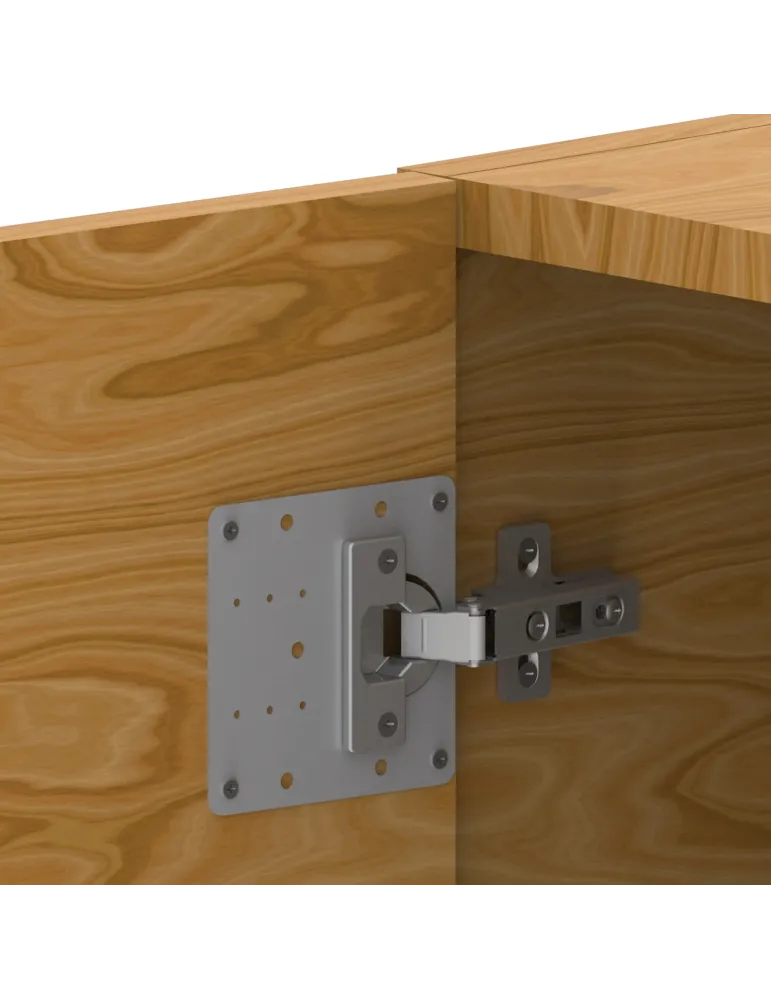 Placa de reparación BC01 - 90 x 90 mm - Acero inoxidable - Mate