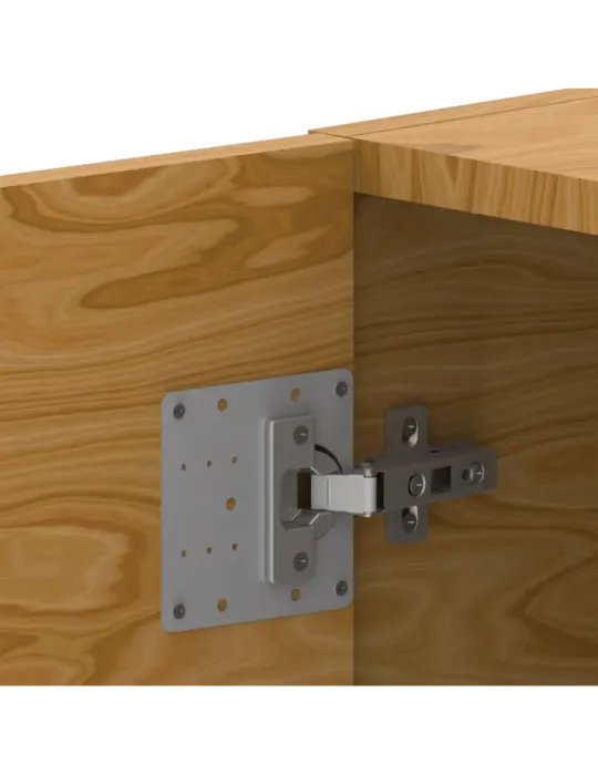Placa de reparación BC01 - 90 x 90 mm - Acero inoxidable - Mate