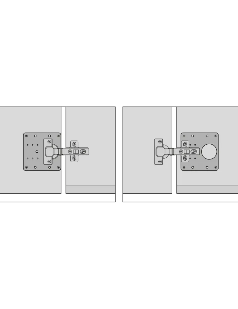 Placa de reparación BC01 - 90 x 90 mm - Acero inoxidable - Mate
