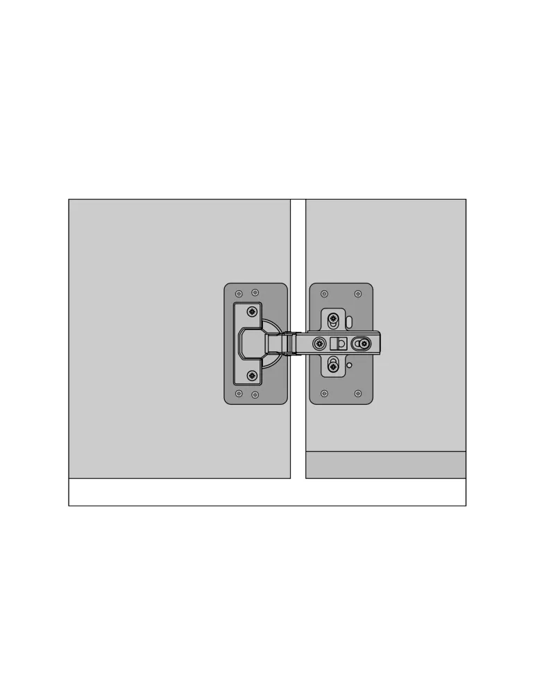 Placa de reparación BC02 - 90 x 45 mm - Acero inoxidable - Mate