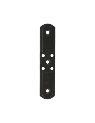 Placa vertical 3060 - 140 x 28 mm - Acero - Negro 2