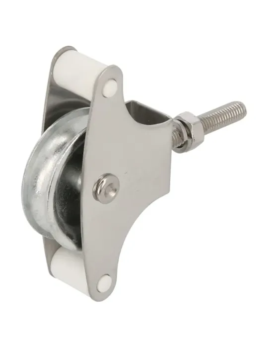 Polea metálica 20 INOX. - M6 x 40 mm - Acero inoxidable 18/8 - Mate