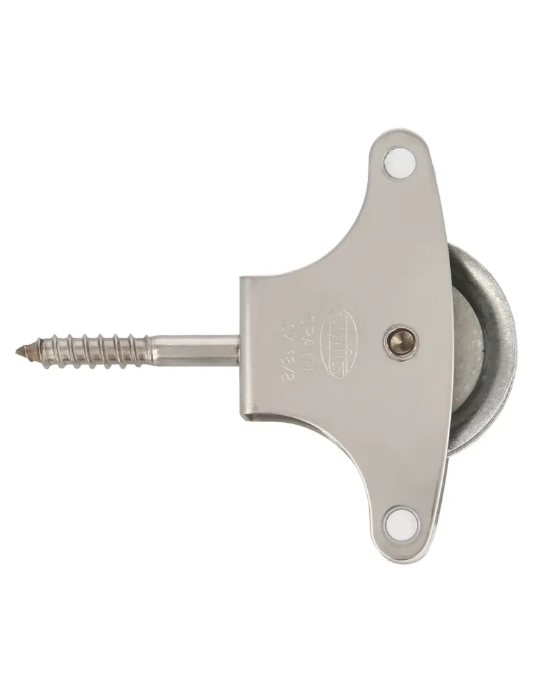 Polea metálica 21 INOX. - Ø39 mm - Acero inoxidable 18/8 - Mate