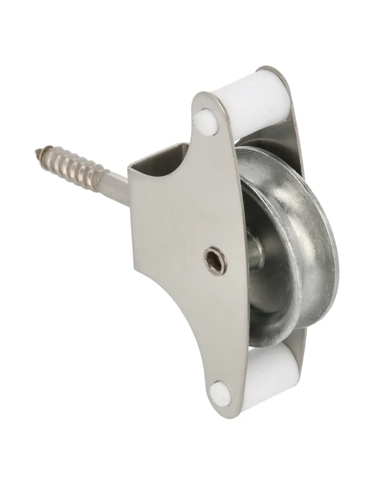 Polea metálica 21 INOX. - Ø39 mm - Acero inoxidable 18/8 - Mate
