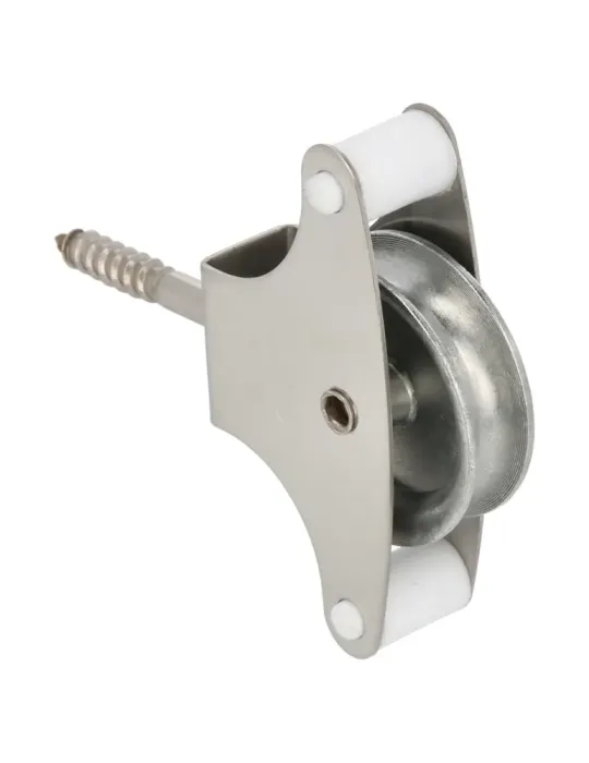 Polea metálica 21 INOX. - Ø39 mm - Acero inoxidable 18/8 - Mate