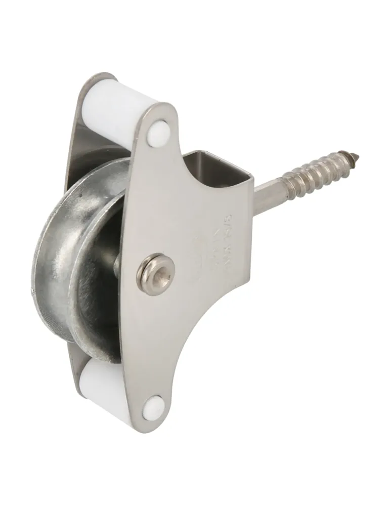 Polea metálica 21 INOX. - Ø39 mm - Acero inoxidable 18/8 - Mate