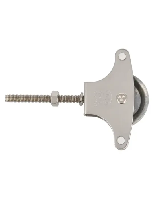 Polea metálica 22 INOX. - M6 x 60 mm - Acero inoxidable 18/8 - Mate