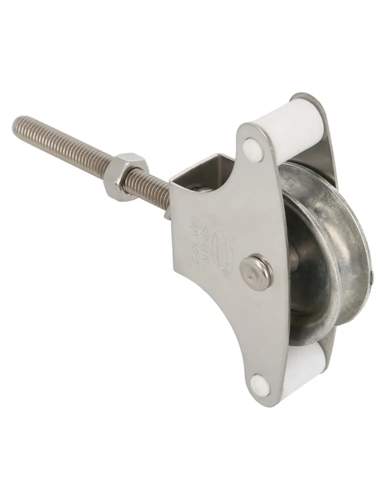 Polea metálica 22 INOX. - M6 x 60 mm - Acero inoxidable 18/8 - Mate