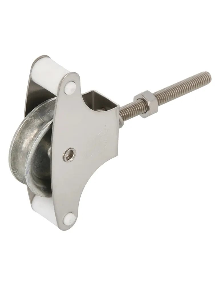 Polea metálica 22 INOX. - M6 x 60 mm - Acero inoxidable 18/8 - Mate