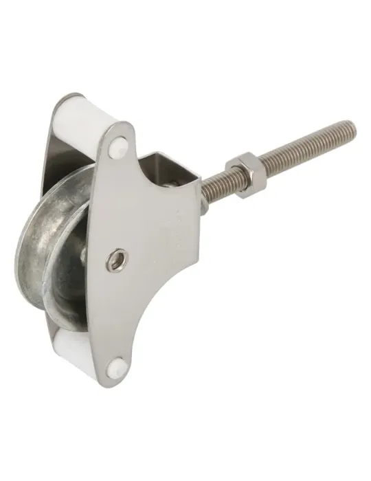 Polea metálica 22 INOX. - M6 x 60 mm - Acero inoxidable 18/8 - Mate