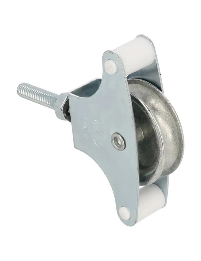 Polea metálica 3 - M6 x 40 mm - Acero - Zincado
