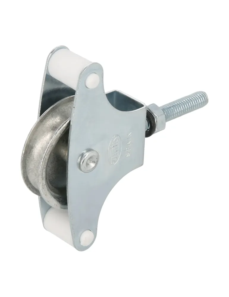 Polea metálica 3 - M6 x 40 mm - Acero - Zincado