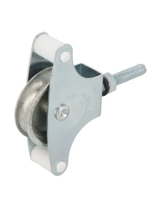 Polea metálica 3 - M6 x 40 mm - Acero - Zincado