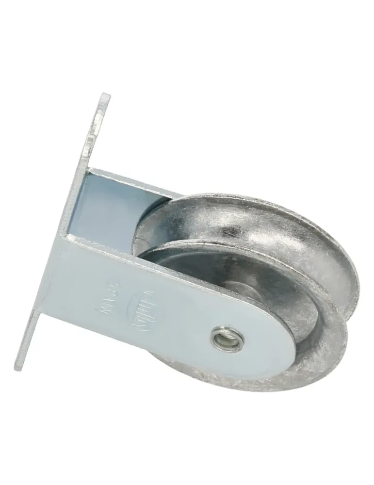 Polea metálica 8 - Ø38 mm - Acero - Zincado