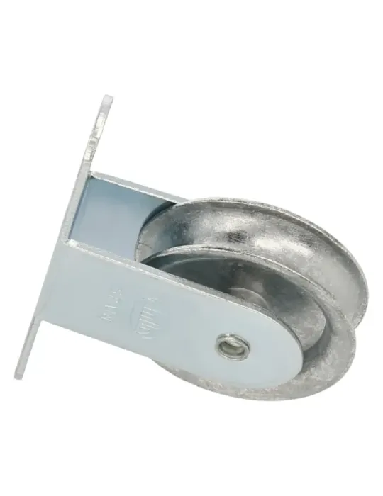 Polea metálica 8 - Ø38 mm - Acero - Zincado