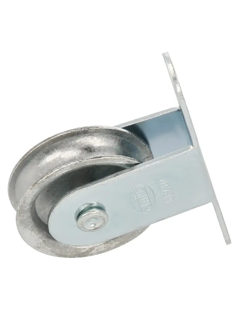 Polea metálica 8 - Ø38 mm - Acero - Zincado