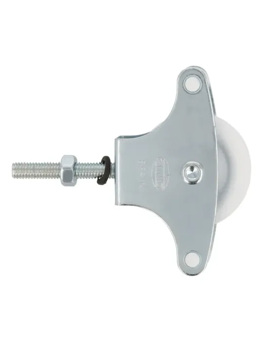 Polea plástico 1 - M6 x 40 mm - Acero - Zincado
