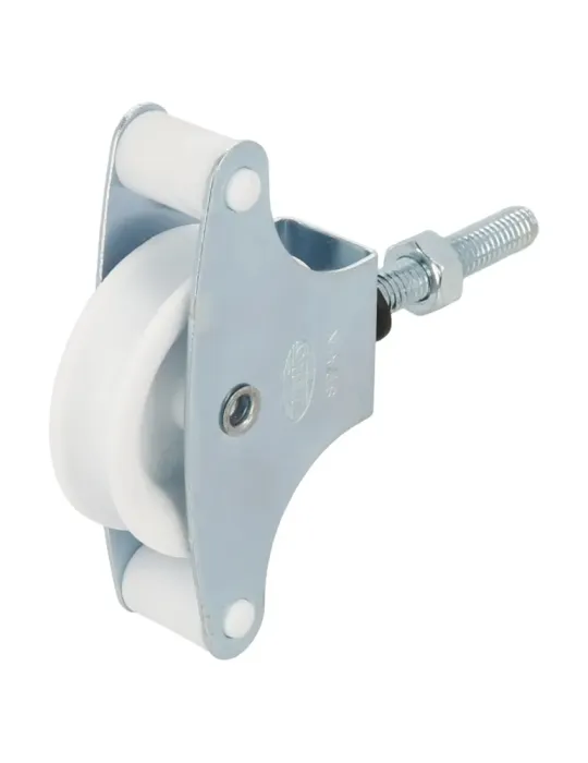 Polea plástico 1 - M6 x 40 mm - Acero - Zincado