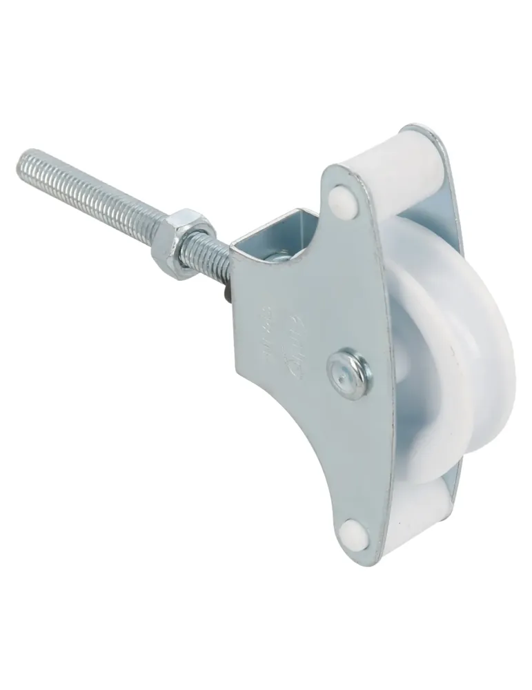 Polea plástico 11 - M6 x 60 mm - Acero - Zincado