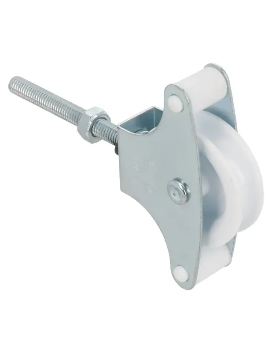Polea plástico 11 - M6 x 60 mm - Acero - Zincado