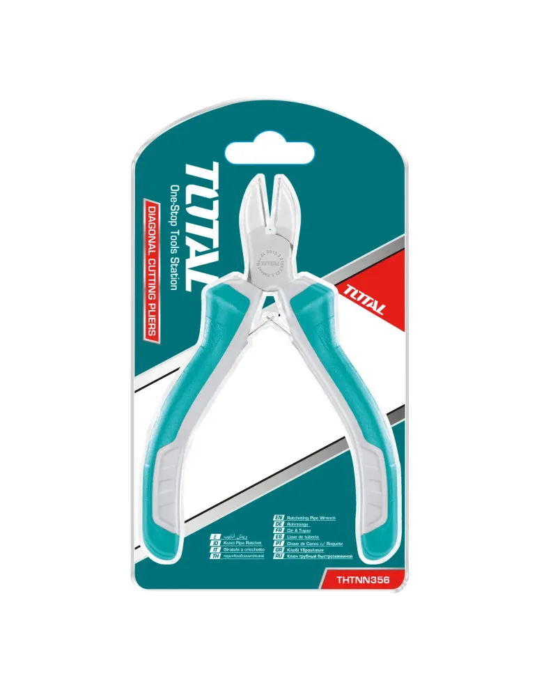 Alicate mini de corte diagonal THTMN356 - 115 mm - Cromo vanadio (Cr-V)