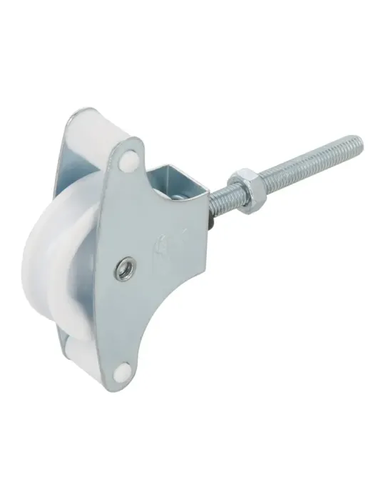 Polea plástico 11 - M6 x 60 mm - Acero - Zincado